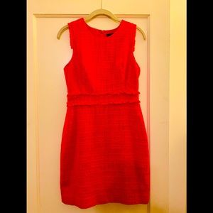 JCrew sheath dress 4P- pink tweed